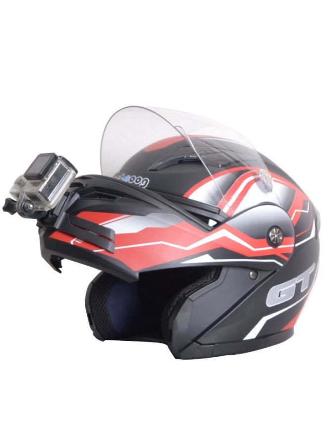 Helmet Bracket Motorcycle Helmet Chin Bracket Mounting ACTION/mountain Dog/Gopro11/9 Camera Accessories-Color:Simple Chin +360 Rotating J Seat - Image 3