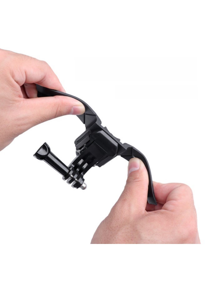 Helmet Bracket Motorcycle Helmet Chin Bracket Mounting ACTION/mountain Dog/Gopro11/9 Camera Accessories-Color:Simple Chin +360 Rotating J Seat - Image 4