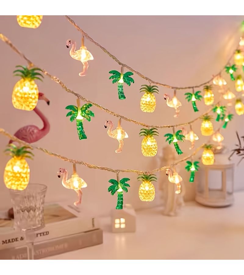 Tropical LED String Lights 59.06inch Battery Powered Fairy Lights For Room Decor - Image 1