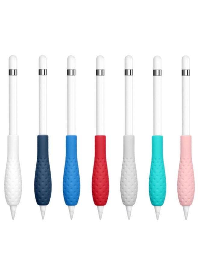 Silicone Pen Case For Pencil 1/2nd Gen Ipad Tablet Handwriting Pen Protective Cover Digital Computer/ipad Protective Cover-Color:White (short)-Applicable Model:apple Pencil  - Image 2
