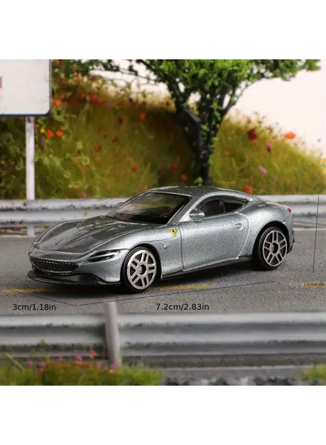 Red Ferrari Racing Car Replica 1 64 Scale Alloy Model Push Action Sports Coupe Collectible Toy Gift - Image 3