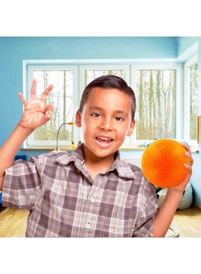 Botabee - Set of 2 Kids Basketball - 6 Inch Mini Rubber Ball for Little Tikes - Toddler Balls for Indoor/Outdoor Play - Ideal Gift Toy for Boys - Lightweight and Soft Replacement Toys (Orange) - Image 5