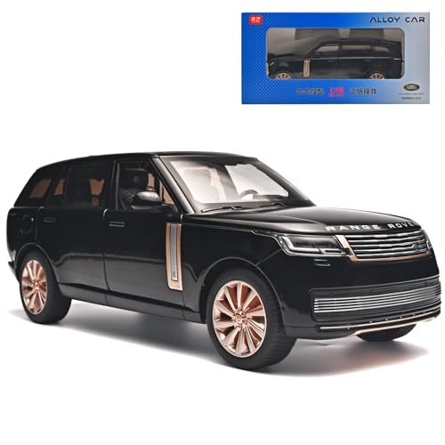 RZAPE Car Toys for Boys 118 Diecast Cars Compatible with Land Rover Range Rover Model Car Kits CollectionMetal OffRoad SUV Toy Car with Light and SoundCars for Kids Ages 35Black - Image 5