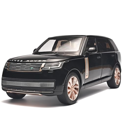 RZAPE Car Toys for Boys 118 Diecast Cars Compatible with Land Rover Range Rover Model Car Kits CollectionMetal OffRoad SUV Toy Car with Light and SoundCars for Kids Ages 35Black - Image 1