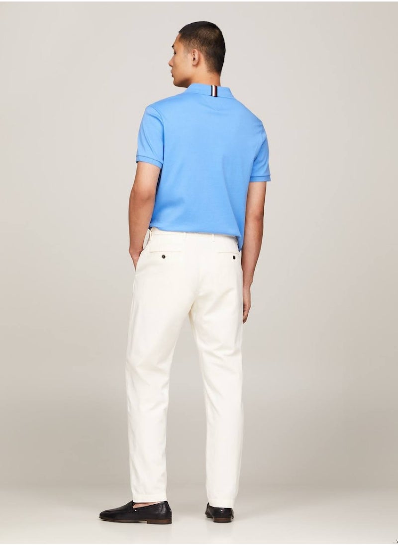 TOMMY HILFIGER Men's Harlem Skinny Tapered Chinos -  Stretch cotton linen twill, Beige  - Image 2