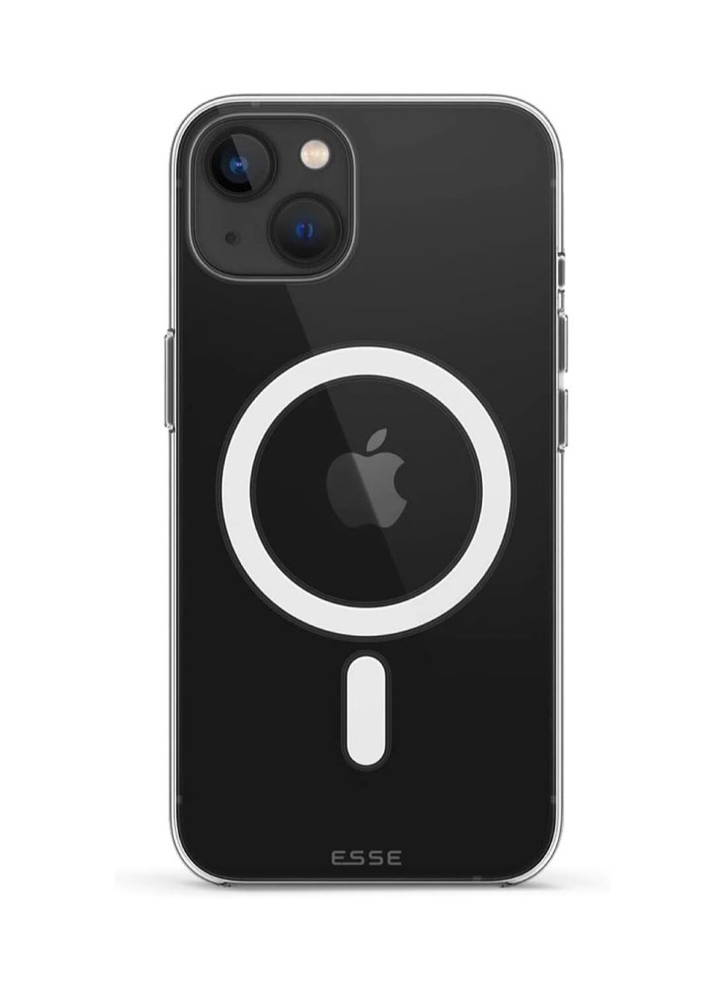 إي أس أس إي حافظة ESSE AIRE الشفافة الناعمة | تصميم أنيق للغاية ضد الاصفرار مع تقنية Microdot متوافقة مع MagSafe - آيفون 14 بلس - Image 1