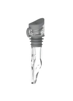 Host Tilt Mini Variable Wine Aerator Pourer Spout Reusable Wine Stopper For Wine Bottles Gray  - Image 3
