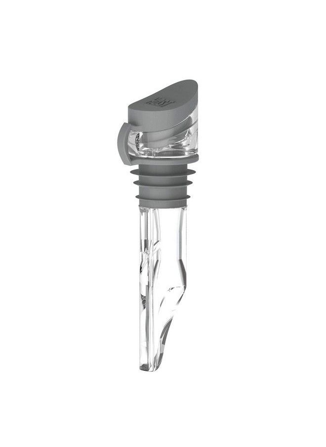 Host - Tilt Mini Variable Wine Aerator Pourer Spout Reusable Wine Stopper For Wine Bottles Gray - Image 1
