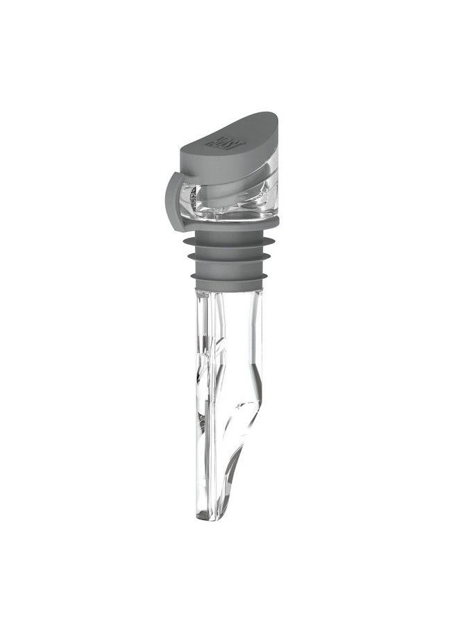 Host - Tilt Mini Variable Wine Aerator Pourer Spout Reusable Wine Stopper For Wine Bottles Gray - Image 1