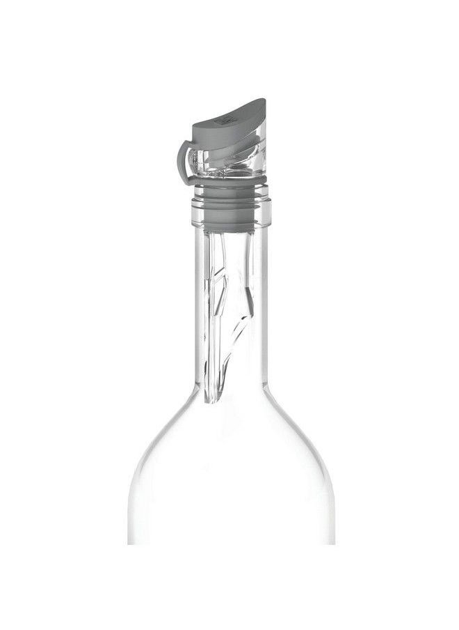 Host - Tilt Mini Variable Wine Aerator Pourer Spout Reusable Wine Stopper For Wine Bottles Gray - Image 1