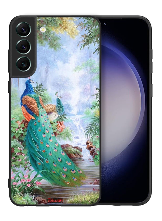 Tolwak Samsung Galaxy S21 5G Protective Case Cover Peacocks - Image 2