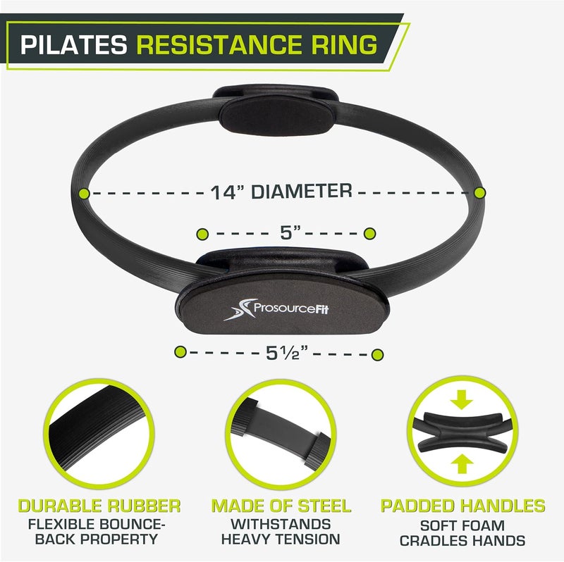 Prosource Fit Resistance Ring enhances Pilates Workouts with Light Resistance to Help Tone and Strengthen Your Entire core and Body - Image 2