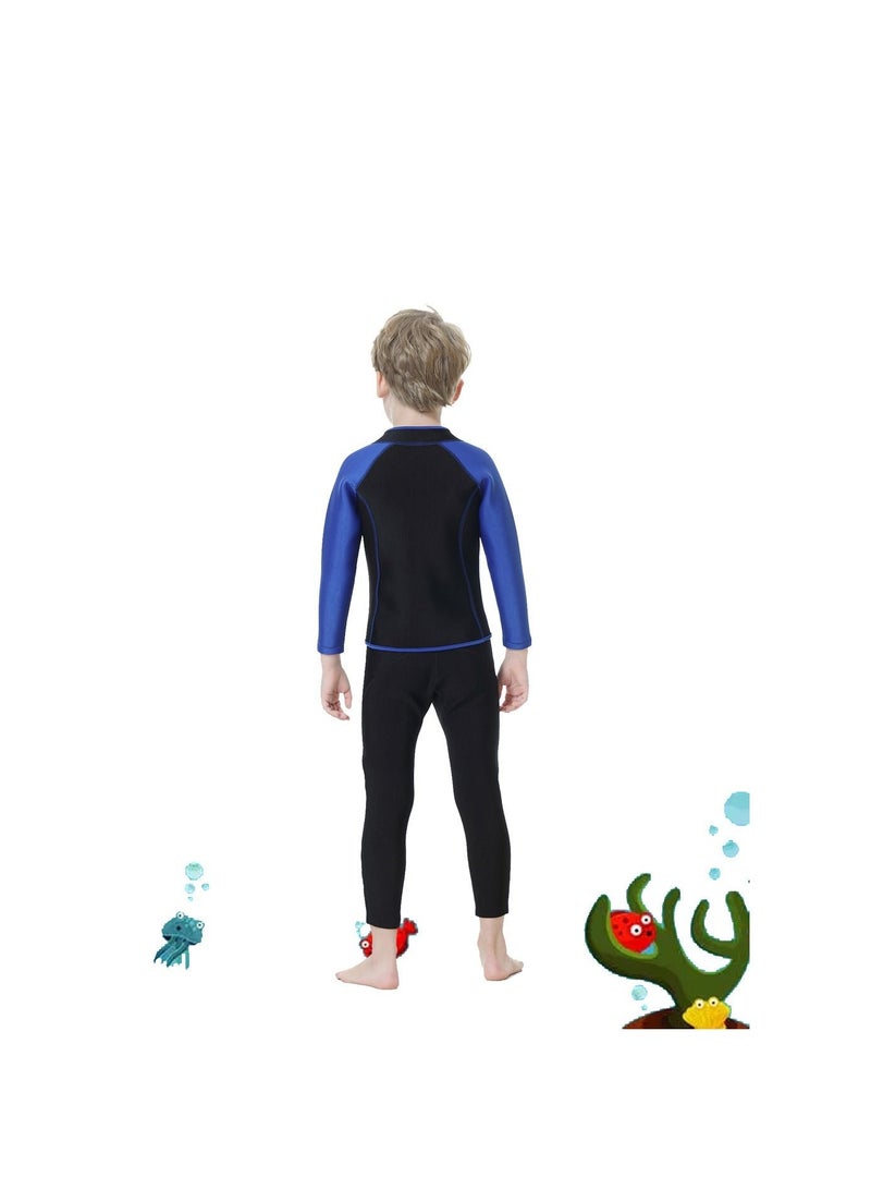 Loquat Children's Warm Long Sleeved Cold Resistant Diving Suit - Image 2