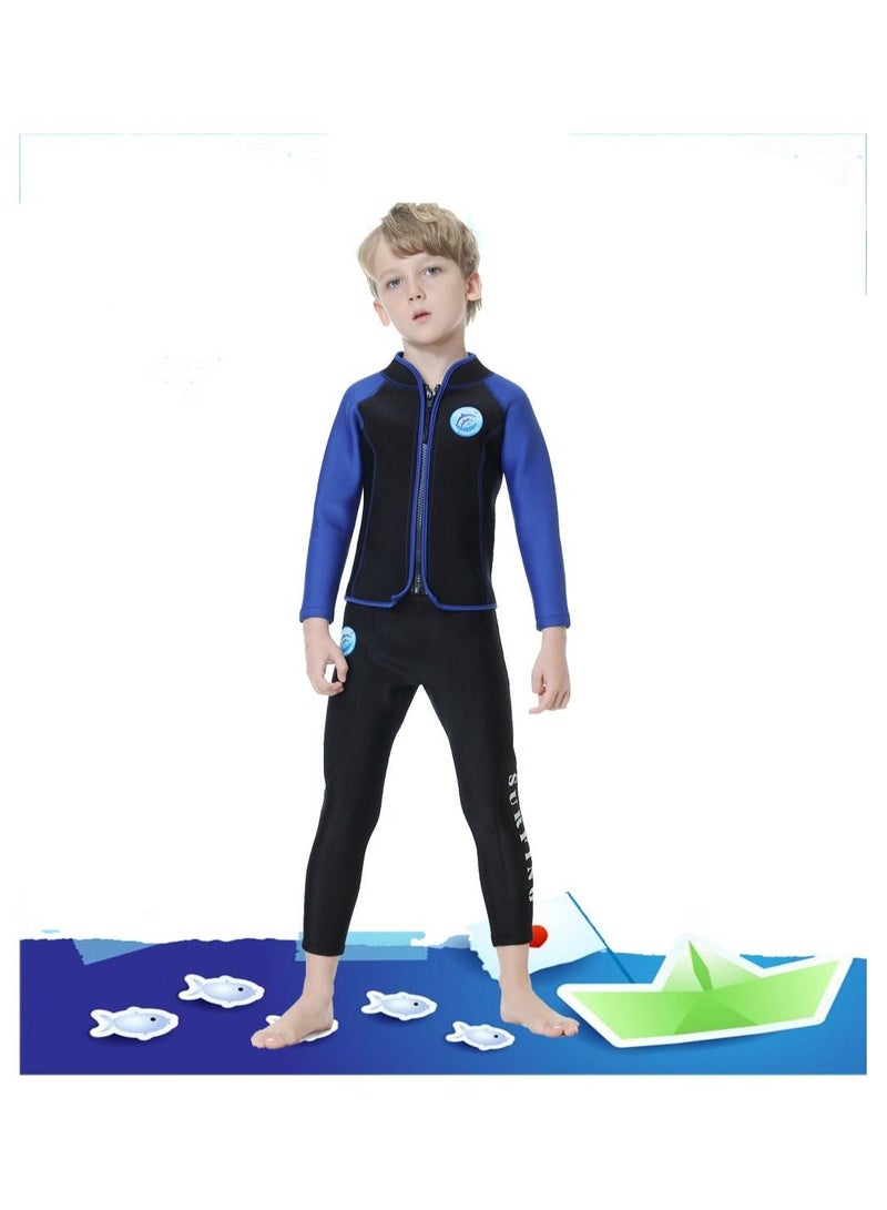 Loquat Children's Warm Long Sleeved Cold Resistant Diving Suit - Image 1