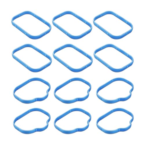 Middrivr Intake Manifold Gaskets Lower & Upper Gasket Plenum Set, Intake Manifold Rubber Sealing Gasket Compatible with Dodge Chrysler Jeep, Replaces# 5184562AC 5184331AC - Image 1