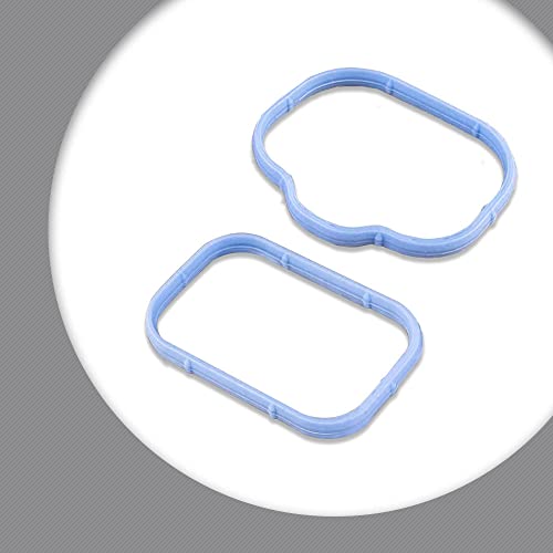 Middrivr Intake Manifold Gaskets Lower & Upper Gasket Plenum Set, Intake Manifold Rubber Sealing Gasket Compatible with Dodge Chrysler Jeep, Replaces# 5184562AC 5184331AC - Image 2