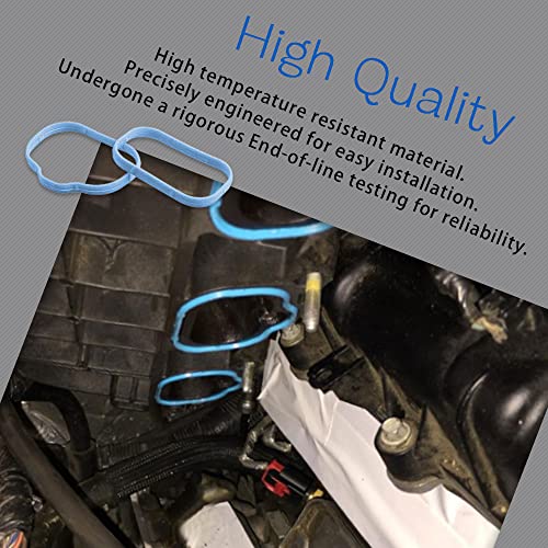 Middrivr Intake Manifold Gaskets Lower & Upper Gasket Plenum Set, Intake Manifold Rubber Sealing Gasket Compatible with Dodge Chrysler Jeep, Replaces# 5184562AC 5184331AC - Image 5