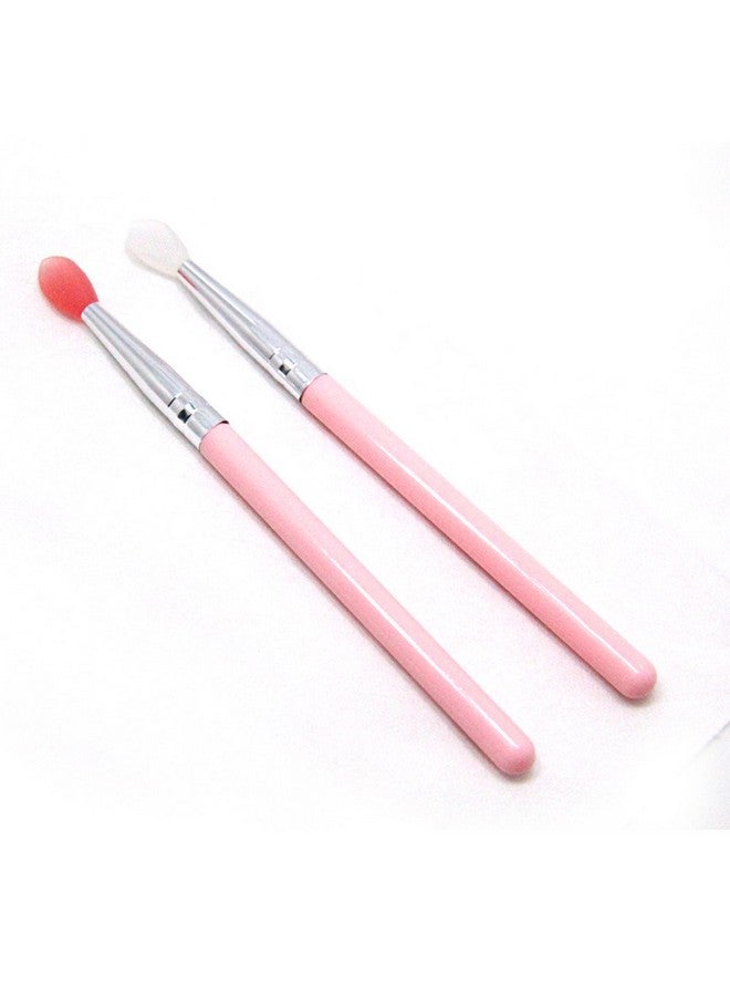 MEYA Silicone Lip Brush Makeup Eyebrow Lip Brushes Cosmetic Makeup Brush Set Silicone Brushes (2Pcs Lip Brush) - Image 3