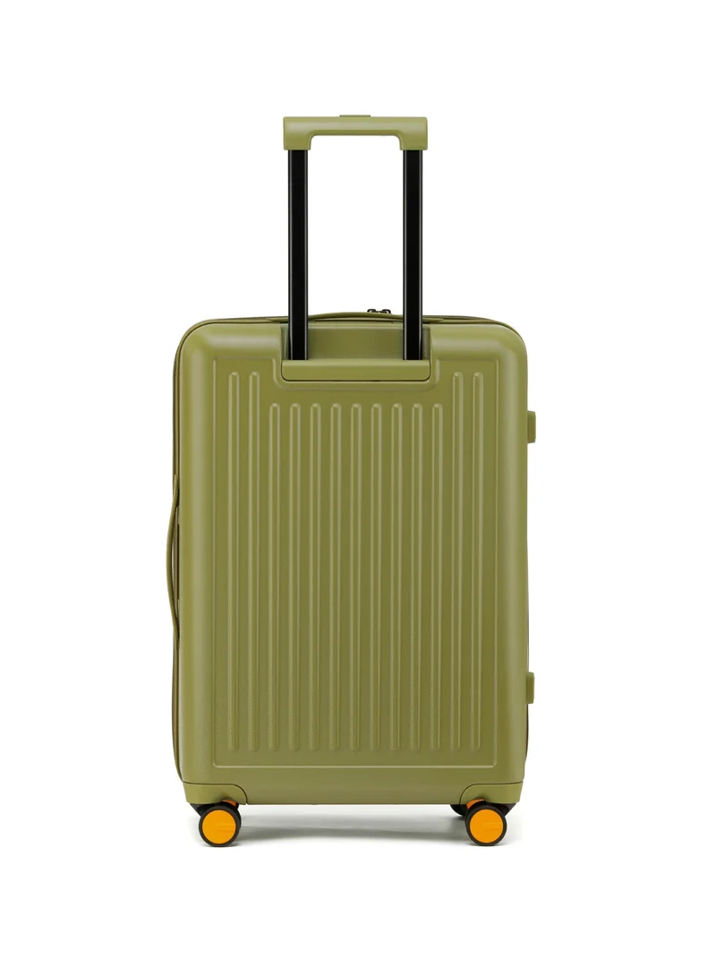 Mokobara The Transit Check-In Luggage - Polycarbonate Material | So Matcha 2.0, Green