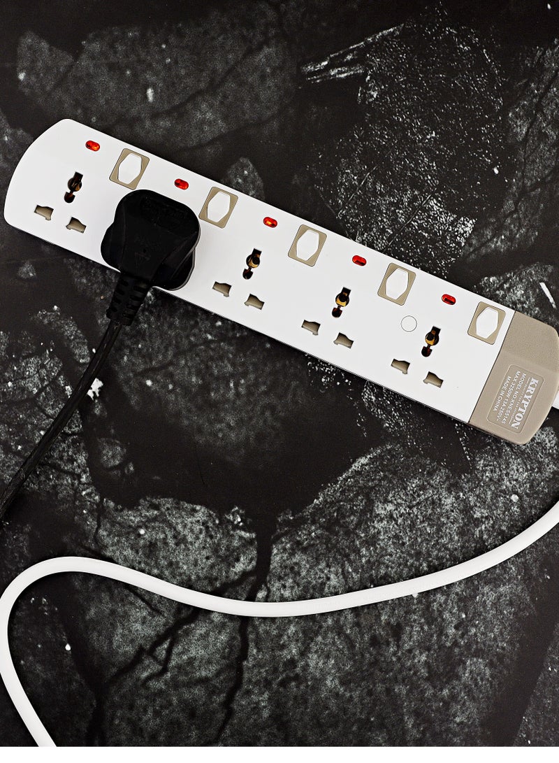 KRYPTON 5 Way Extension Board Plug Power Extension Socket - Image 2