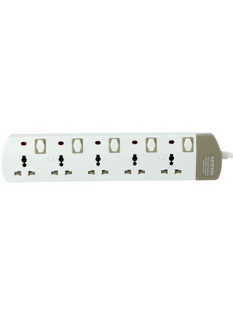 KRYPTON 5 Way Extension Board Plug Power Extension Socket - Image 3