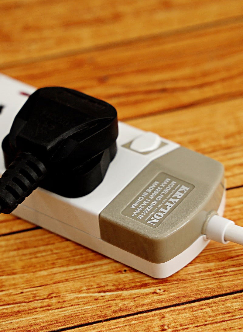 KRYPTON 5 Way Extension Board Plug Power Extension Socket - Image 4