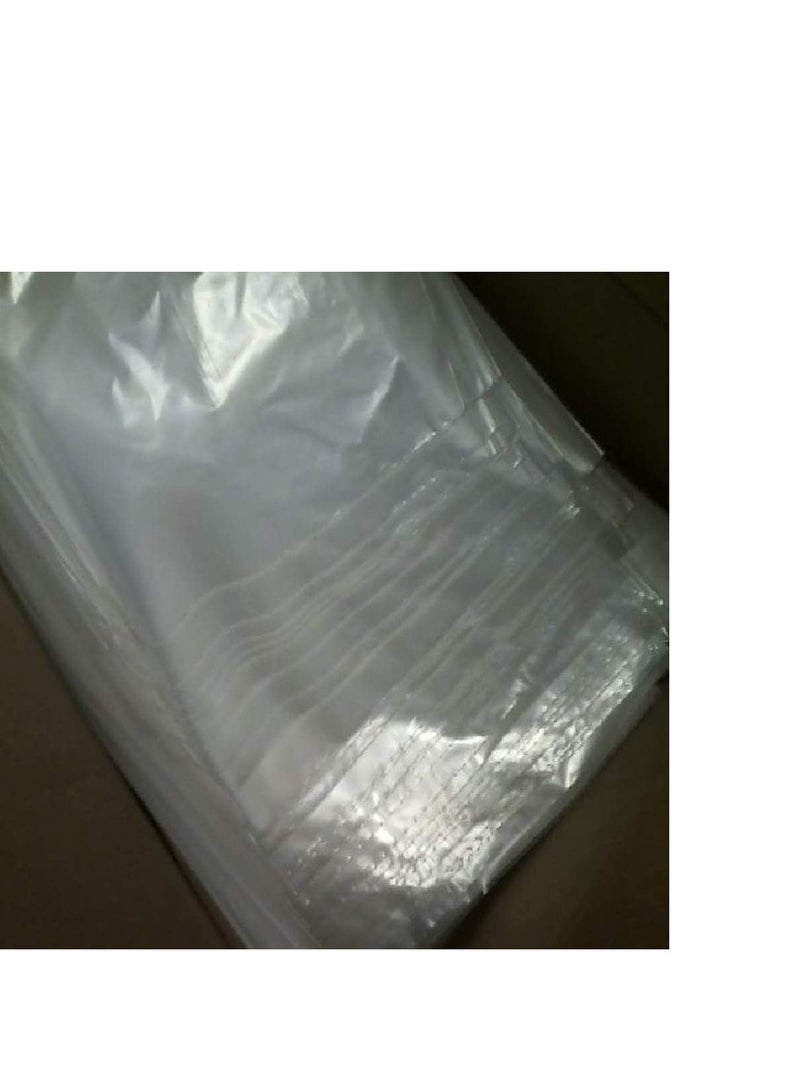 Garbage Bags Clear 95x120, 70 Gallons Compostable Kitchen Bin Liners Vest-Handy Trash Bags for Home office Trash Can Grocery Bag Trash Plastic Bag - Pack Of 50 Pieces. white - Image 5