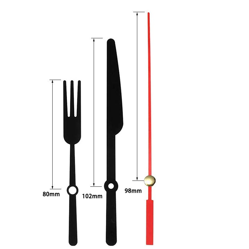 14 Styles Metal Clock Hands DIY Movement Repair 8087 black red 
