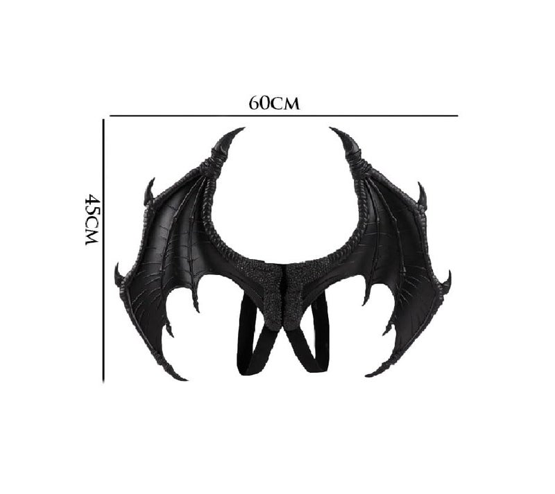 Himine Dragon Wings Props Cosplay Wings (Black) - Image 4