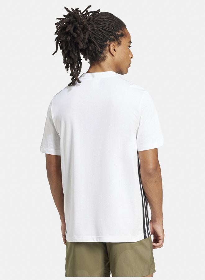 Adidas essentials three stripes single men's t-shirt  - Image 4