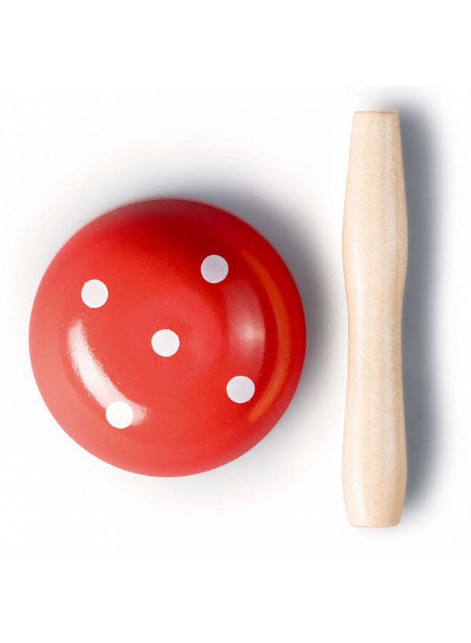 Prym Darning Mushroom, Red, 14.0 x 9.3 x 2.5 cm - Image 3