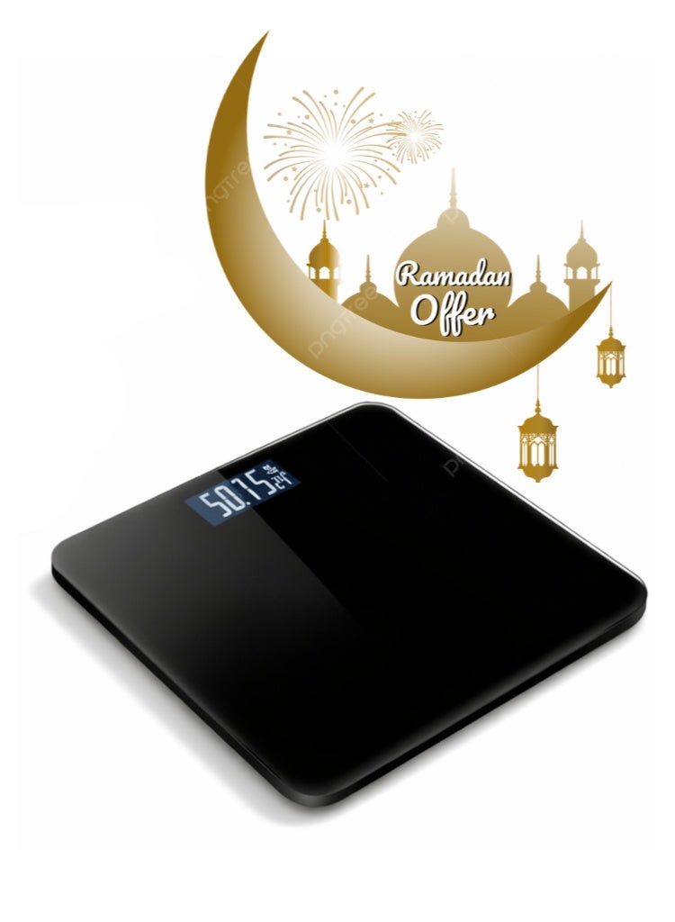 Digital Bathroom Weighing Scale – Four-Point G Sensor, Electronic Scale with 5mm Explosion-Proof Tempered Glass, 180kg Capacity - Image 1
