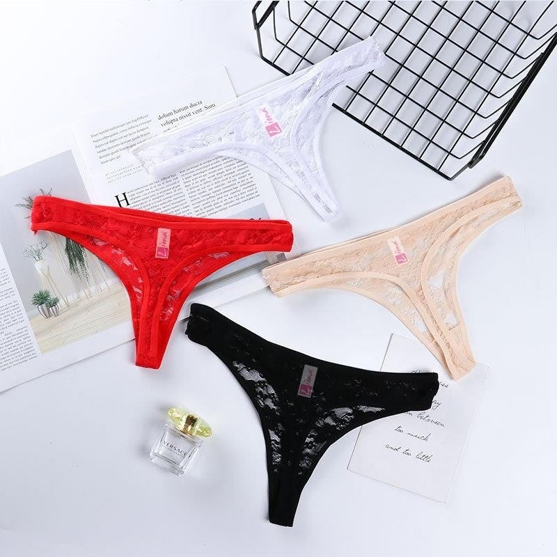 Liona Lace Red G-String  - Image 3