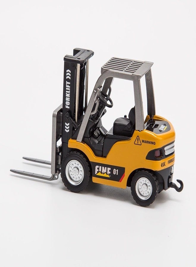 Jet Roy Mini RC Construction Series - Pocket Forklift Set, 1/64 Mini RC Construction Crane Forklift Trucks with Transformable Lift Fork & Hook,Lights,Sounds - Image 5