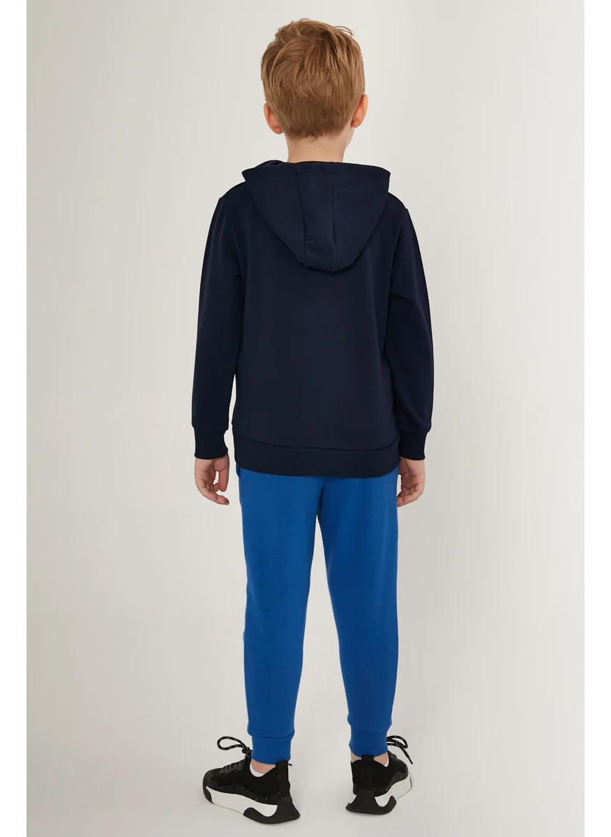 روليبولي Skate Navy Blue Boy's Tracksuit Set