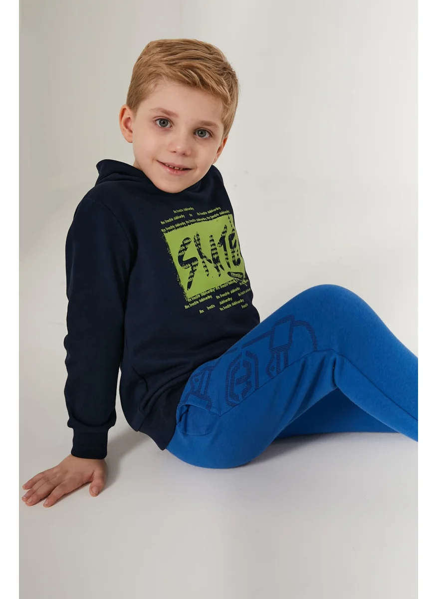 روليبولي Skate Navy Blue Boy's Tracksuit Set