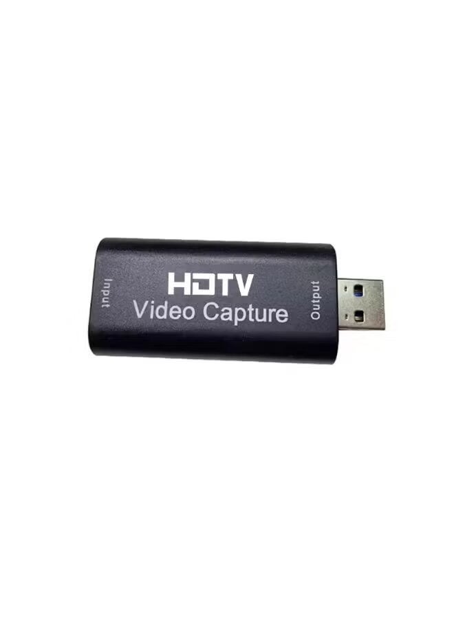 Professional HD Video Capture Device for Smooth Streaming, High-Definition Recording, Game Capture, Multimedia Production, Plug-and-Play USB for PCs and Consoles - Image 1