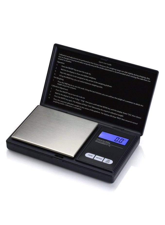 Digital Pocket Weight Scale Digital Gram Scale Jewelry Scale Food Scale Medicine Scale Kitchen Scale Small Pocket Scales Backlit LCD - Image 1