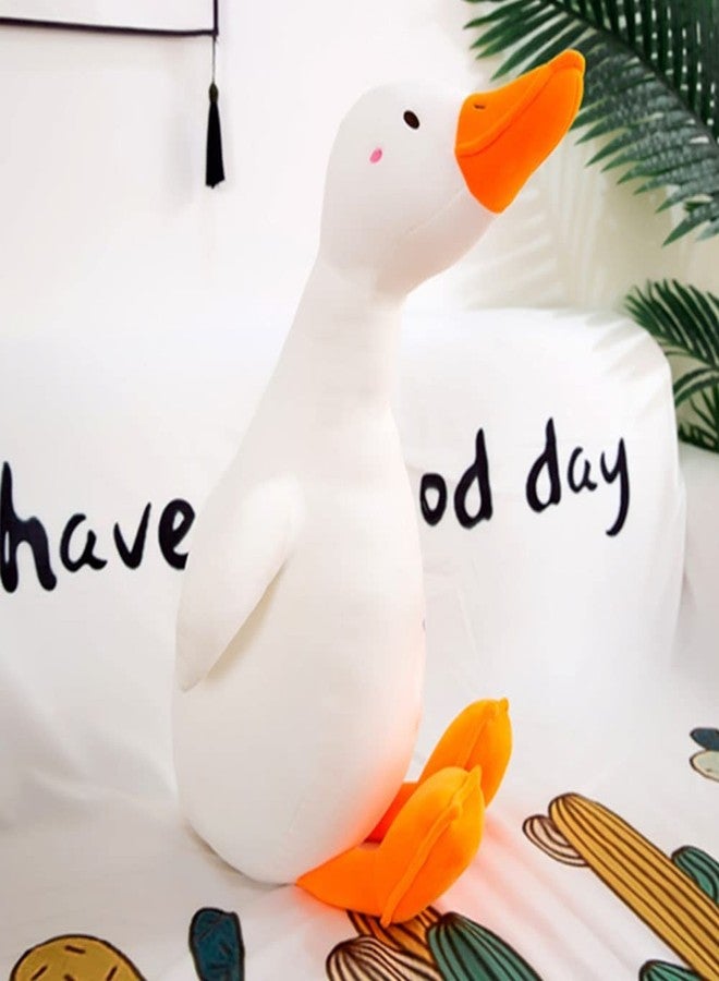 OUKEYI White Swan Stuffed Animal, Funny duck Plush Doll, Soft Pillow Cushion Cute Goose Plush Toy Stuffed Animals Toy Gifts for Kids (65 cm/25.6 inch - Image 2