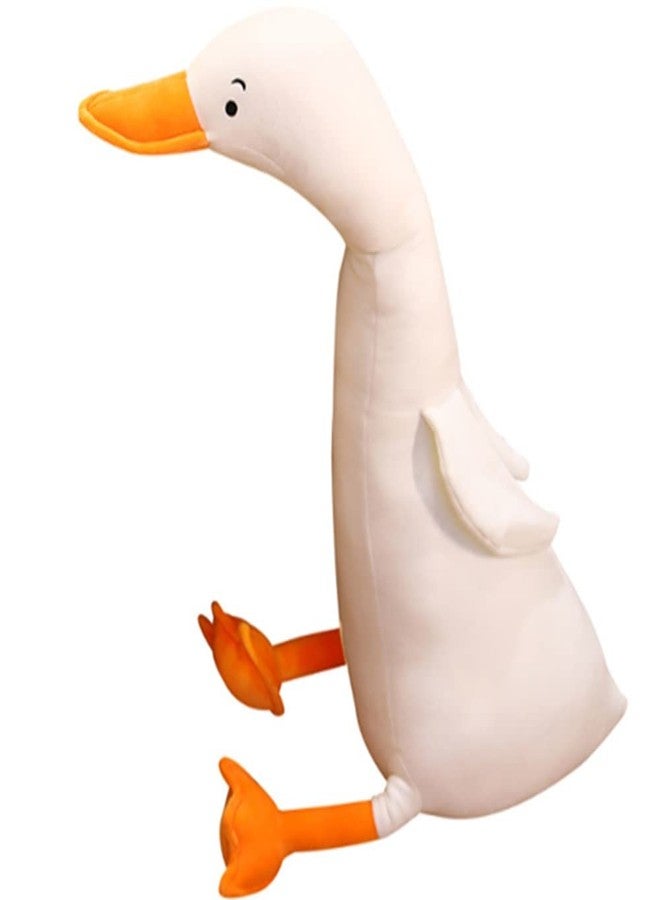 OUKEYI White Swan Stuffed Animal, Funny duck Plush Doll, Soft Pillow Cushion Cute Goose Plush Toy Stuffed Animals Toy Gifts for Kids (65 cm/25.6 inch - Image 1