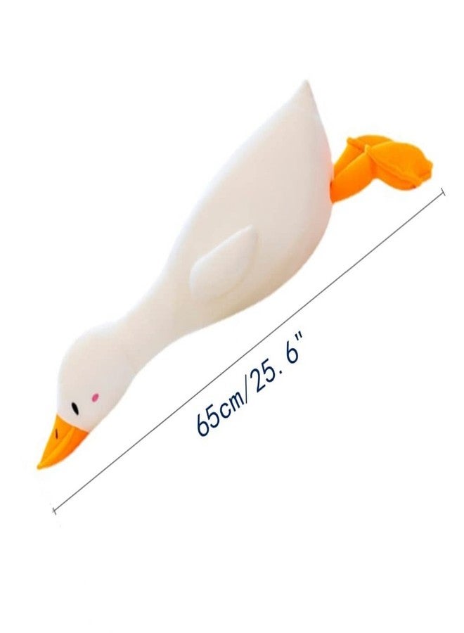 OUKEYI White Swan Stuffed Animal, Funny duck Plush Doll, Soft Pillow Cushion Cute Goose Plush Toy Stuffed Animals Toy Gifts for Kids (65 cm/25.6 inch - Image 3