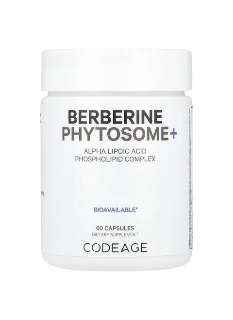 Codeage, Berberine Phytosome+, 60 Capsules
