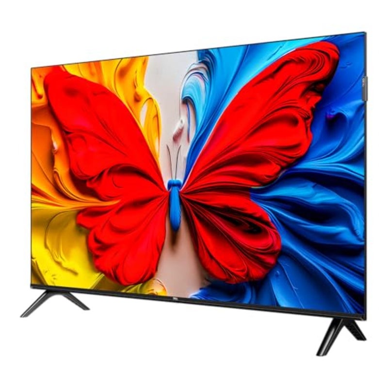 تلفزيون ذكي للاستخدام في غرفة المعيشة، خامة QLED، لون أسود، شاشة 43 بوصة بتقنية HDR10، تلفزيون جوجل، Dolby Audio، وضع الألعاب، ومميزات Eye Care بتصميم نحيف - Image 2