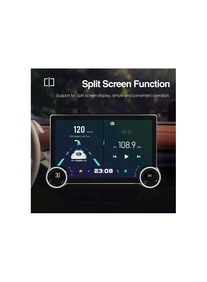 Generic Smart Car Radio with 11.8-inch Touch Screen and Android System - Car DVD Player with CarPlay and DSP Support, 10.33 Multimedia System, 2K Android Car Stereo, Bluetooth, Wi-Fi, Wireless MirrorLink, FM Radio Station with Rear Camera.  - Image 4