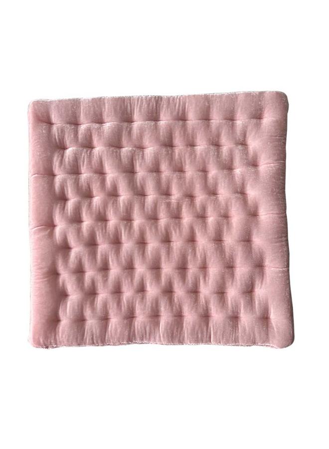 Bluejw High-end Light Luxury Bedroom Velvet Fat Mat Retro Solid Color Living Room Cushion Restaurant Cushion Handmade Square Chair Cushion Wholesale - Image 1