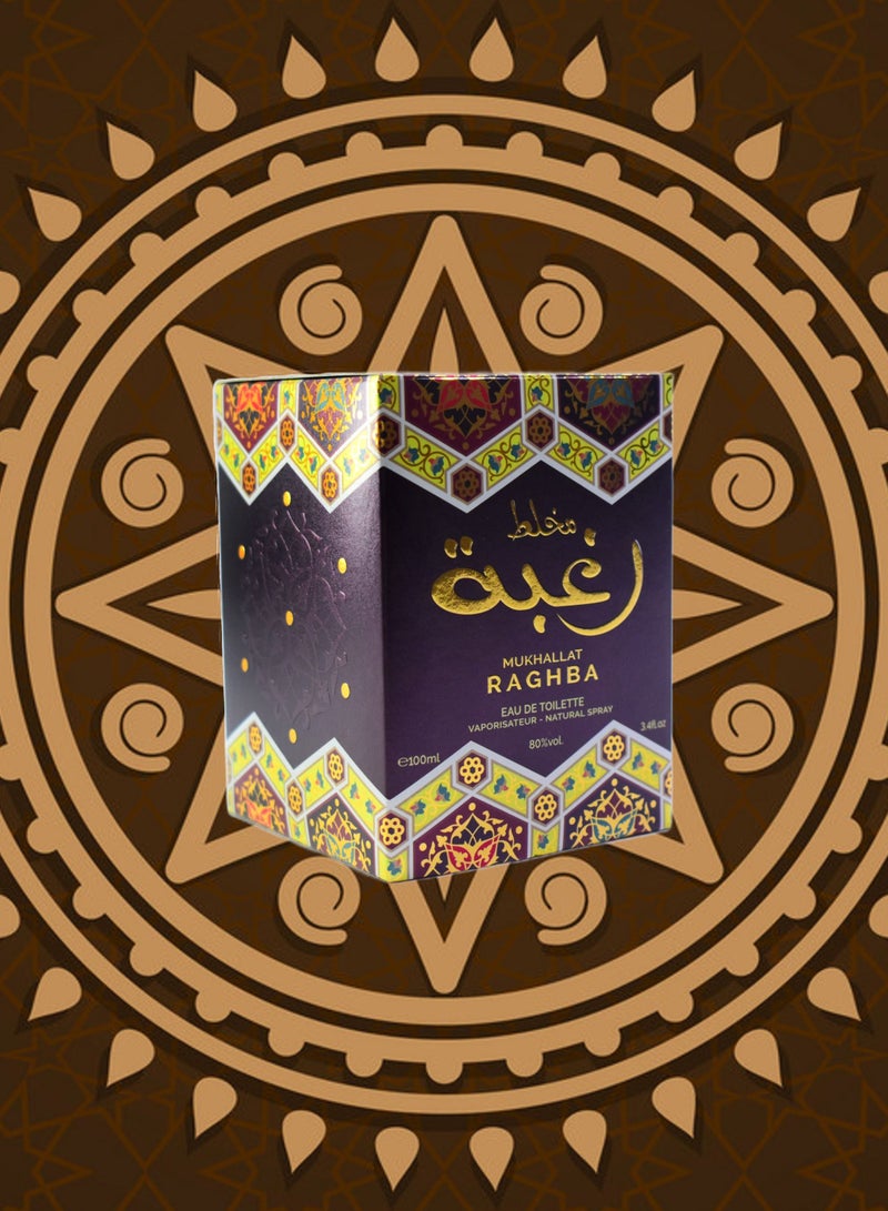 RAGHBA Mukhallat Raghba Perfume EDT 100 Ml - Image 3