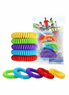 KASTWAVE Mosquito Repellent Bracelets, 5 Pack Anti Mosquito Insect Bracelets Bands, Natural DEET-Free Waterproof Wristbands for Safe Outdoor Travel Protection up to 250 Hours for Adults and Kids  - Image 1