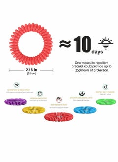 KASTWAVE Mosquito Repellent Bracelets, 5 Pack Anti Mosquito Insect Bracelets Bands, Natural DEET-Free Waterproof Wristbands for Safe Outdoor Travel Protection up to 250 Hours for Adults and Kids  - Image 4