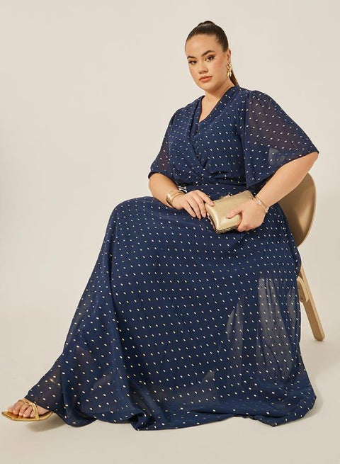 Polka Dot Maxi Dress