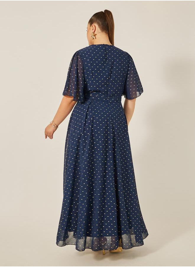 Styli Polka Dot Maxi Dress  - Image 5